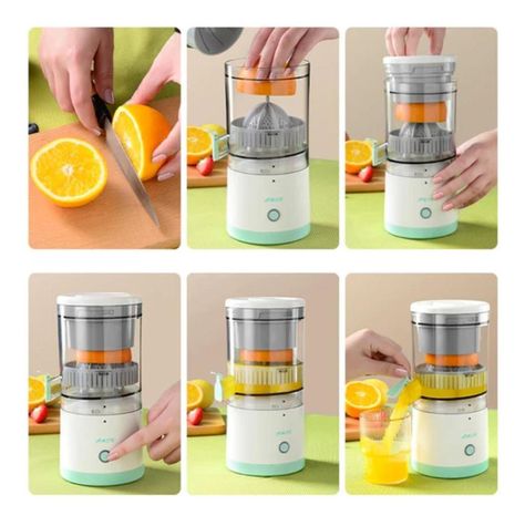 Exprimidor Eléctrico De Frutas Portátil Recargable Jugos-1