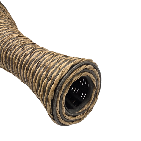 Jarron Florero Decorativo Tejido Rattan Moderno Café 60 CM-3