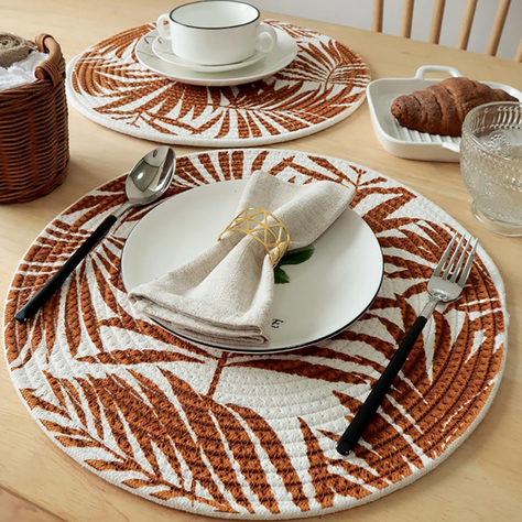 Set 2 Base Para Olla Cosas Calientes Individuales Terracota-3
