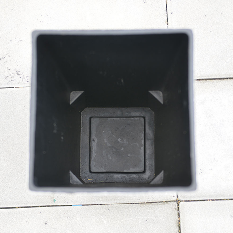 Macetero Plastico Alargado Premium Base Cuadrada Conica-8
