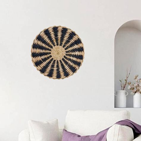 Circulo Decoración De Mimbre Para Pared Casa Terraza Mediano-1