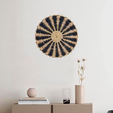 Circulo Decoración De Mimbre Para Pared Casa Terraza Mediano-3