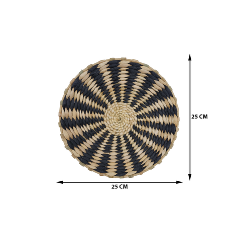 Circulo Decoración De Mimbre Para Pared Casa Terraza Mediano-7