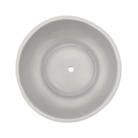 Set 3 Maceteros Maceta De Ceramica Lineas Relieve Blanco-7