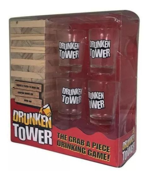 Juego De Shots Drunken Tower Juego De Mesa Para Fiestas-0