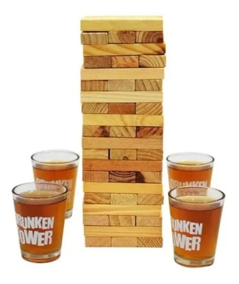 Juego De Shots Drunken Tower Juego De Mesa Para Fiestas-1