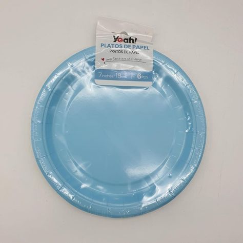 Set 6 Platos Desechables 18 Cm Colores Para Cumpleaños-0