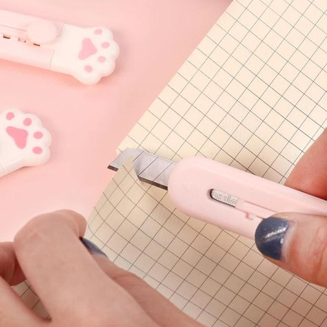 Corta Cartón Cutter Mini Diseño Bebestible Kawaii Cute-1