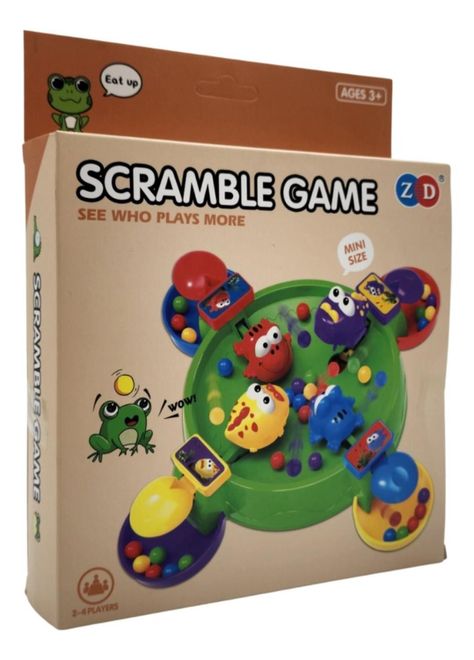 Juego De Mesa Scramble Game Entretenido Colores Diversion-0