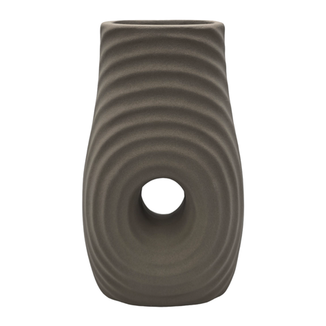Jarron Florero De Ceramica Fina Decorativo Moderno Cafe-1