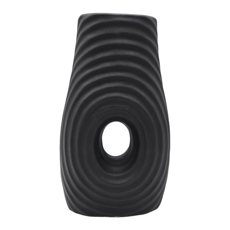 Jarron Florero De Ceramica Fina Decorativo Moderno Negro-1