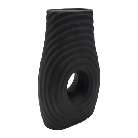 Jarron Florero De Ceramica Fina Decorativo Moderno Negro-2