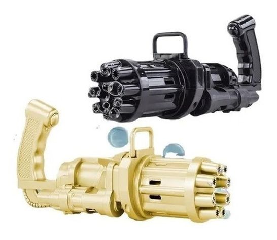 Pack Juguete Minigun Lanza Burbujas Tiktok-0