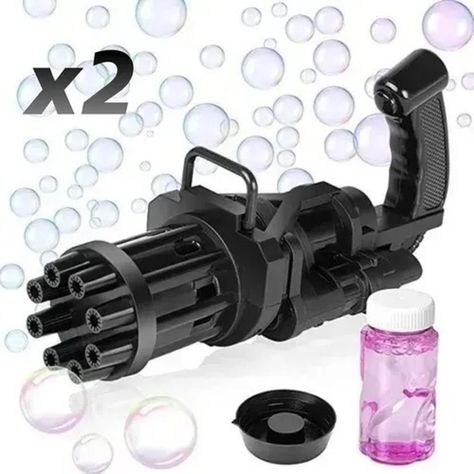 Pack Juguete Minigun Lanza Burbujas Tiktok-1