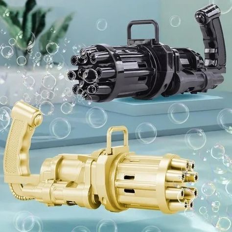 Pack Juguete Minigun Lanza Burbujas Tiktok-2