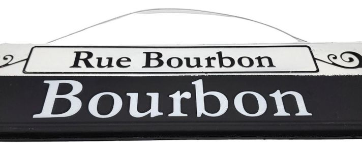 Cartel Letrero Metálico Vintage Bourbon Adorno Para Pared-2