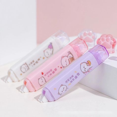 Lapiz 2 En 1 Corrector Y Pegamento En Cinta Patita-2