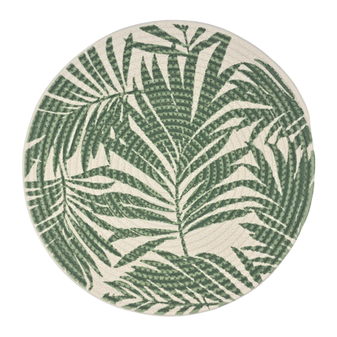 Set 2 Base Para Olla Cosas Calientes Individuales Verde-0