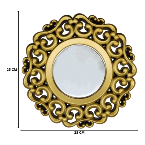 Set 3 Marcos De Espejos Estilo Arabe Decorativo Dorado Deco-6