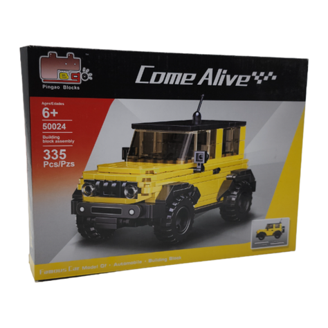 Juego Construye Vehiculo Camioneta Armable Amarillo-1