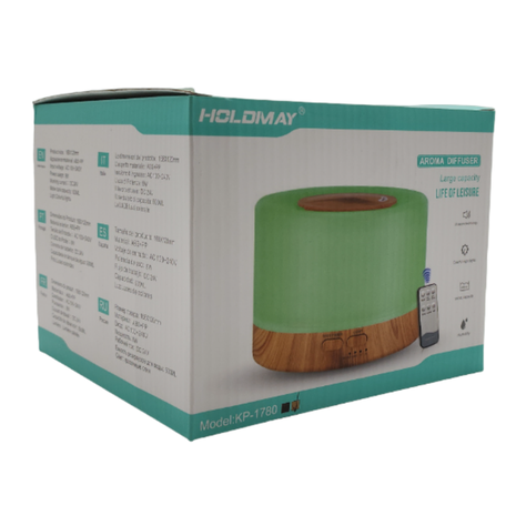 Humidificador Lampara Led Usb De Aromas Diseño Madera-0