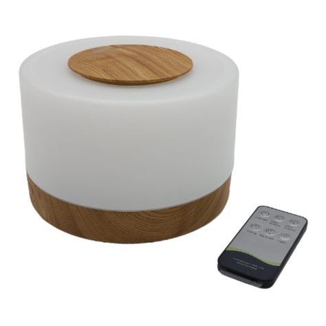 Humidificador Lampara Led Usb De Aromas Diseño Madera-2