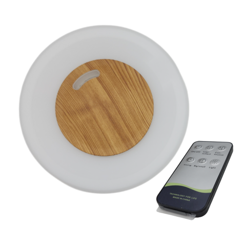 Humidificador Lampara Led Usb De Aromas Diseño Madera-3