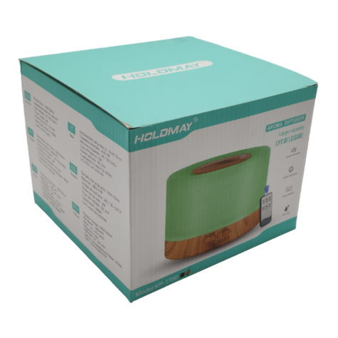 Humidificador Lampara Led Usb De Aromas Diseño Madera-5