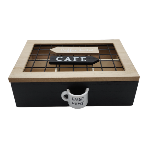 Caja De Te 6 Divisiones Tapa Con Diseño Decorativa Decohogar-3