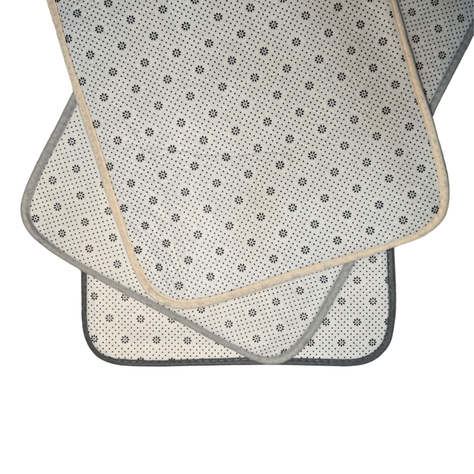 Alfombra De Baño Piso Extra Suave y Absorbente Diseño Trenza-4