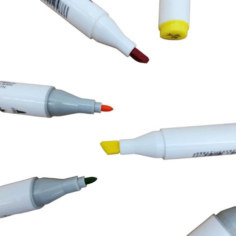 Set Marcadores Doble Punta 18 Lapices Plumones Arte Marker-5