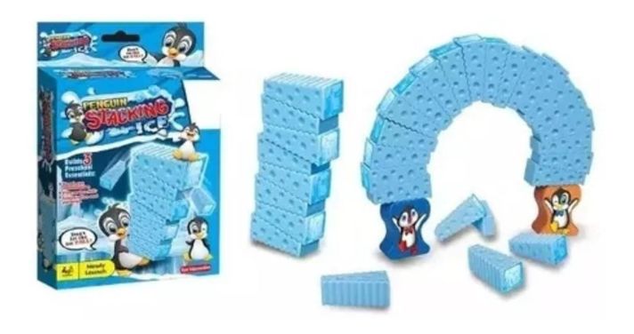 Juego De Mesa Apilar Cubos De Hielo Con Pinguinos Staking-3