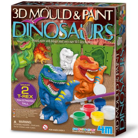 Moldea Pinta Dinosaurios 3D-0