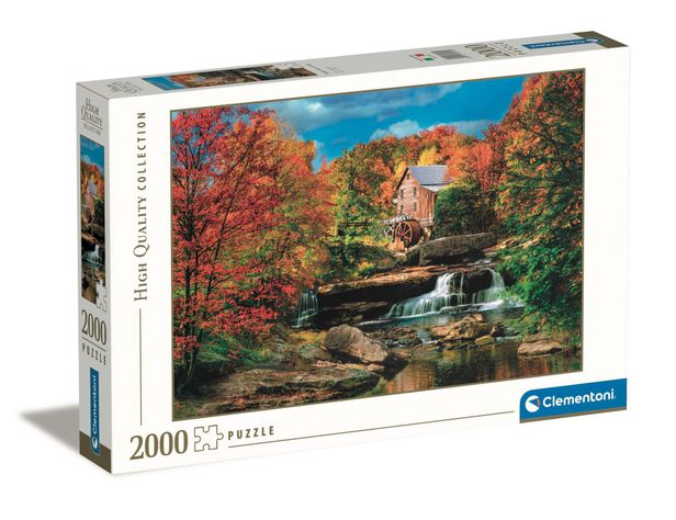 Puzzle 2000 piezas Arrollo Otoñal-0