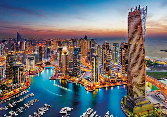 Puzzle 1500 piezas Dubai Marina-1