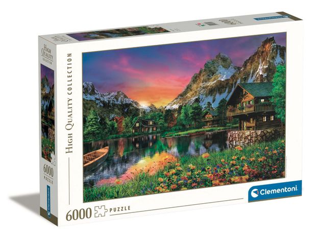 Puzzle 6000 piezas Lago Alpino-0