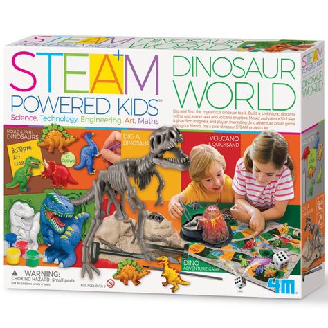 Mundo Dinosaurio 4 en 1 STEM-0