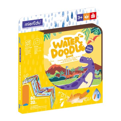 Cuentos Pintar con Agua Dinosaurios-0