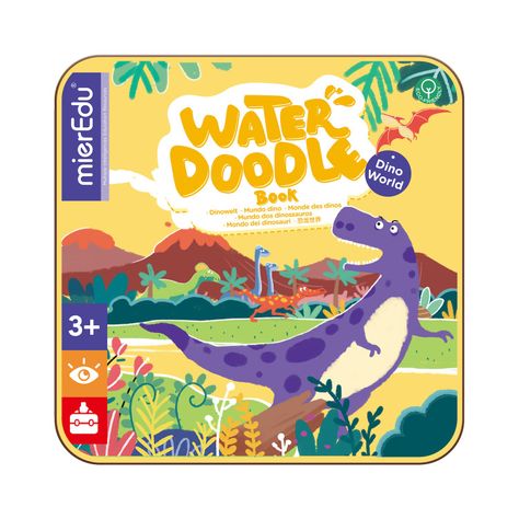 Cuentos Pintar con Agua Dinosaurios-1