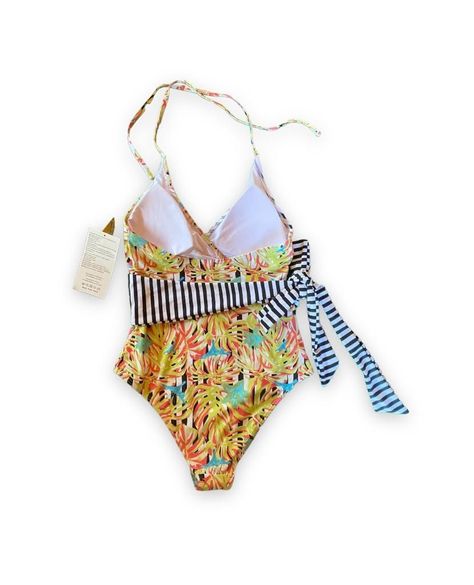 Traje de Baño Mujer Ac Mare con lazo-2