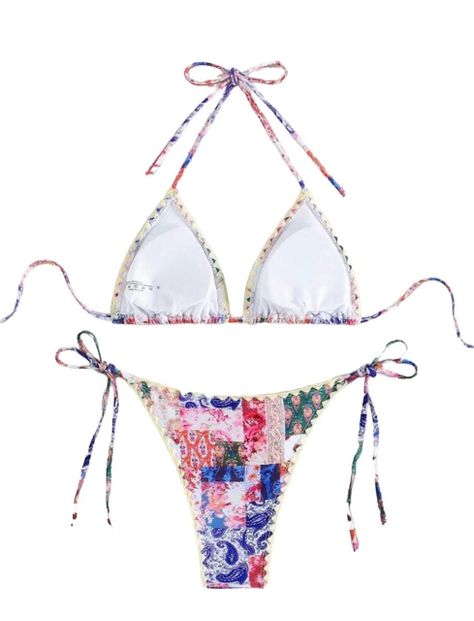 Traje de Baño Mujer Estampado Paisley-3