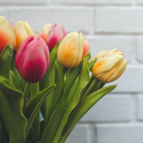 Tulipan Amarillo Flor Artificial by Le Bouquet 48 cm-6