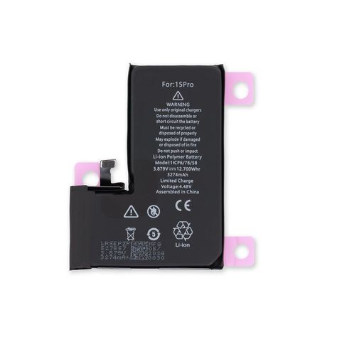 Batería Compatible con iPhone 15 Pro (2023)-0