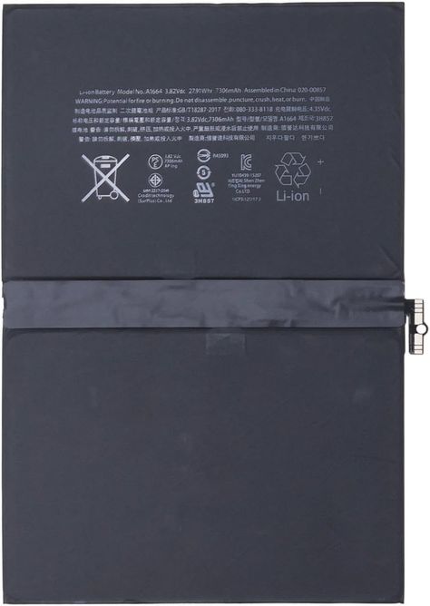 Bateria A1664 para iPad Pro 9.7" 2016 (A1673)-0