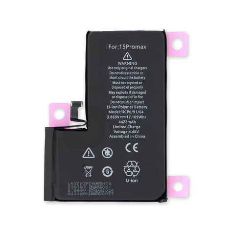 Batería compatible con iPhone 15 Pro Max (2023)-0