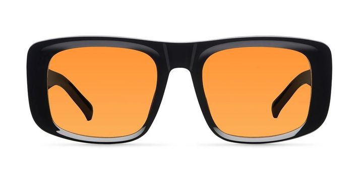 Lentes de Sol Meller Polarizados - DELU BLACK ORANGE-0