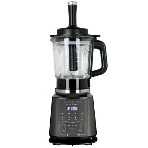 Licuadora Sindelen Power Mix 2 Lt Vidrio Plateado-0