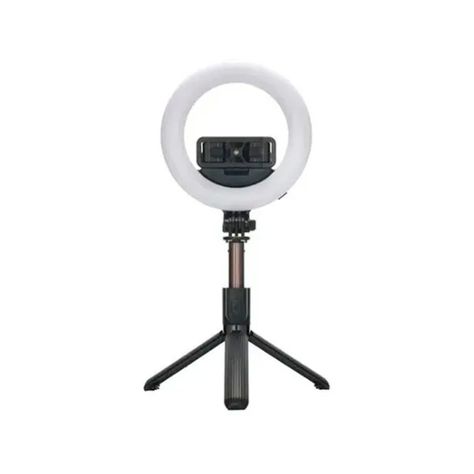 Aro De Luz Led Selfie Stick Monopod Con Tripode Bluetooth-0