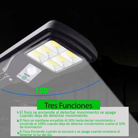 Pack 4 Foco Solar Led Exterior Con Sensor De Movimiento Ip65-5