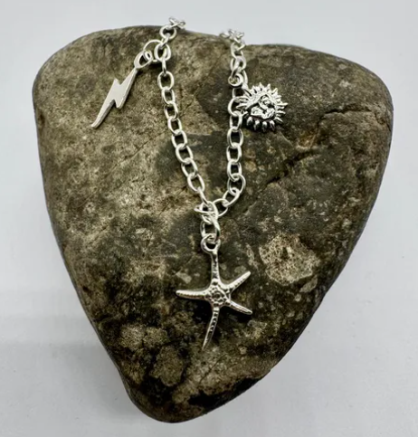 Pulsera Mujer Universo Marino Plata Italiana 925-1
